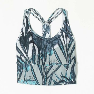 【新品】定価22550円リアルストーン　ヨガウェア上下セット⭐︎ モノクロ花柄✾ 新品】定価22550円リアルストーン ヨガウェア上下セット