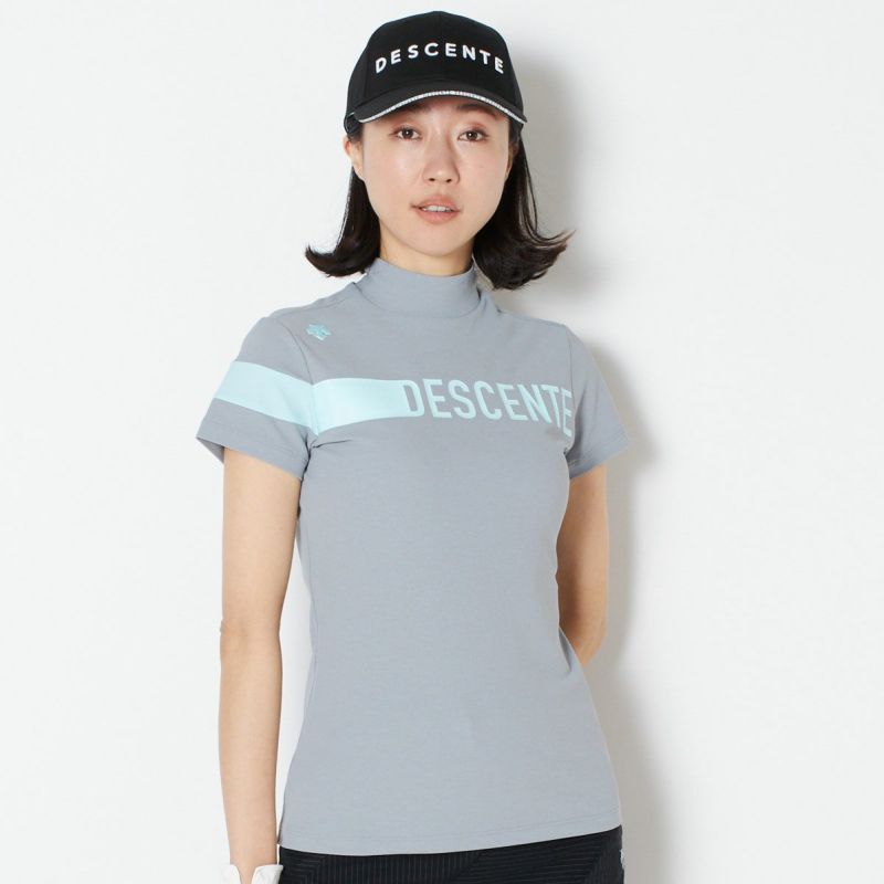 SALE】【DESCENTE GOLF】リサイクルソロテックス鹿の子モックネック