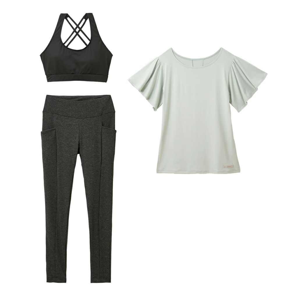 LITHEE（リジー）】チェックプリントレギンスM-L