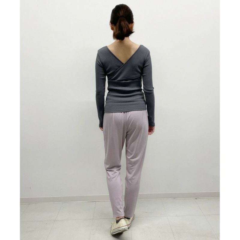 OUTLET】【Julier（ジュリエ）】リブロングスリーブプルオーバー