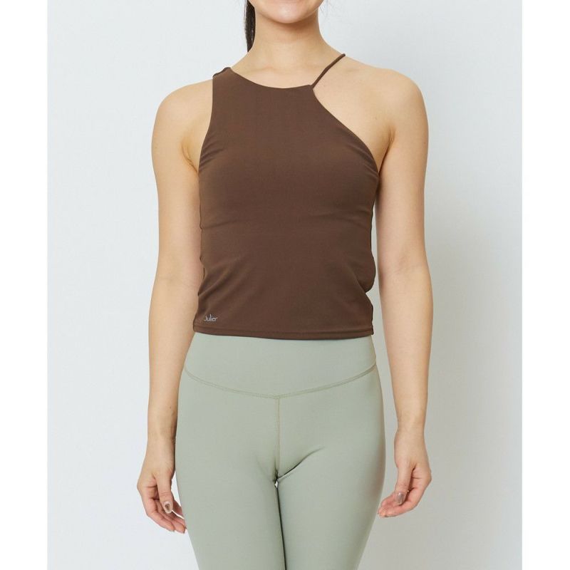 【新品未使用】ジュリエ　YOGA アシメミドルトップス/パット付き　サイズ1 50%OFF【ジュリエ】YOGA FIT アシメミドルトップス/パット付き