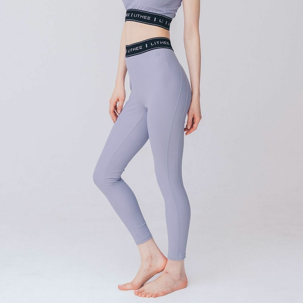 LITHEE（リジー）】【FIT】メリルハイテンションロゴレギンス（ブルー