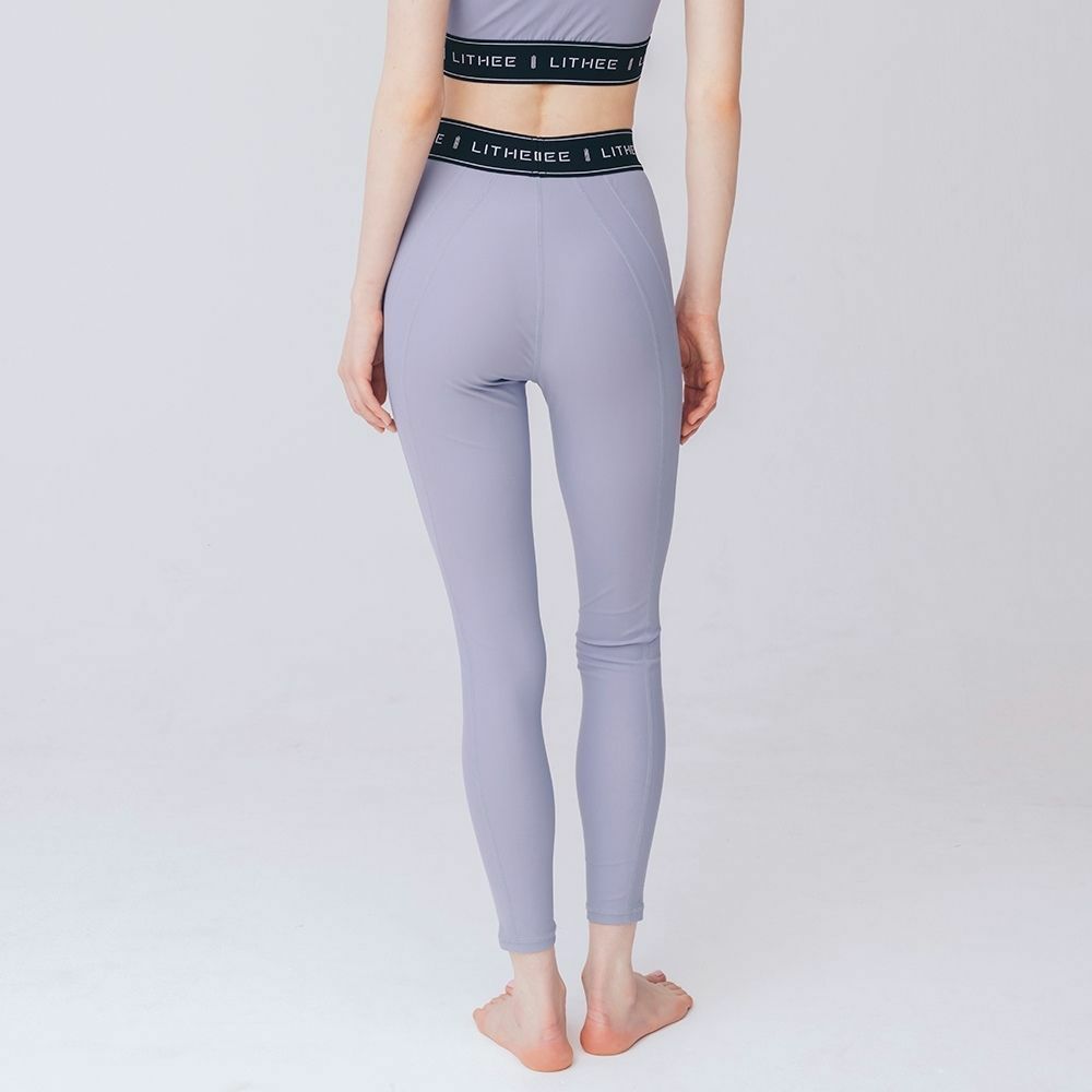 LITHEE（リジー）】【FIT】メリルハイテンションロゴレギンス（ブルー