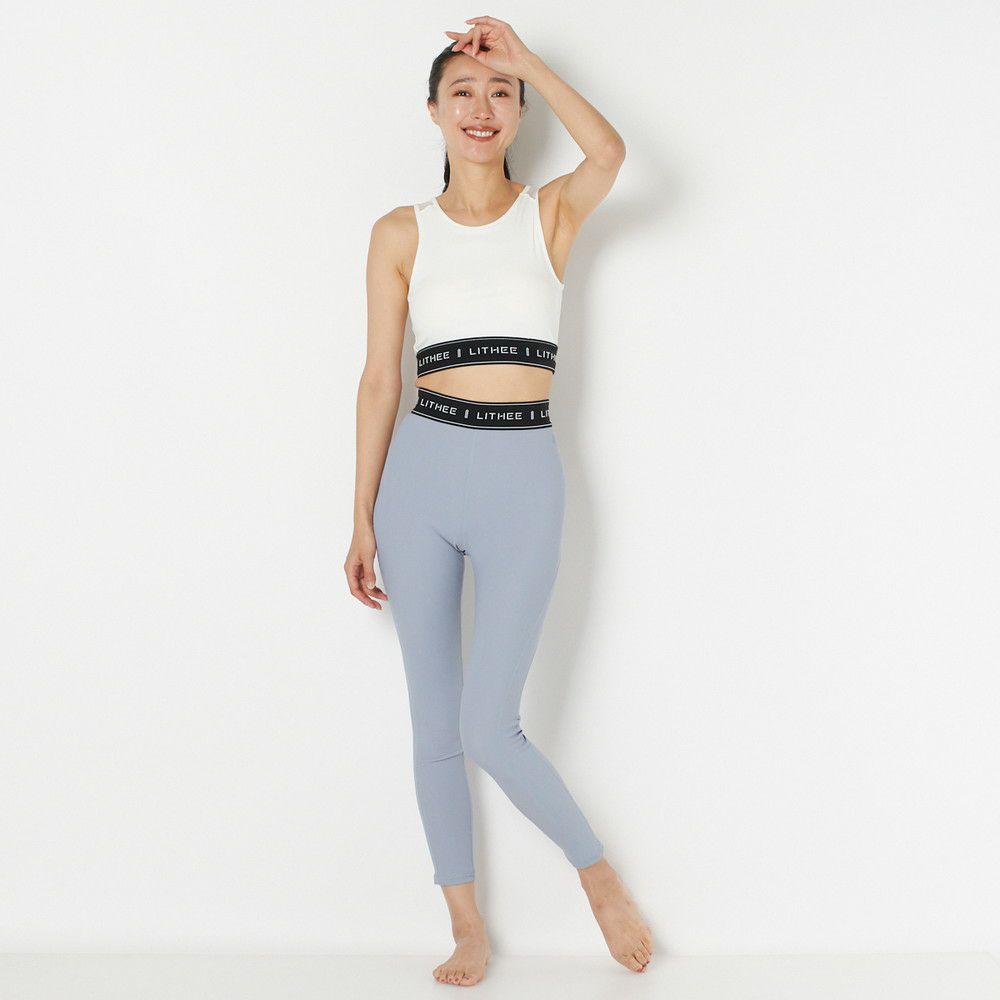 LITHEE（リジー）】【FIT】メリルハイテンションロゴブラトップ