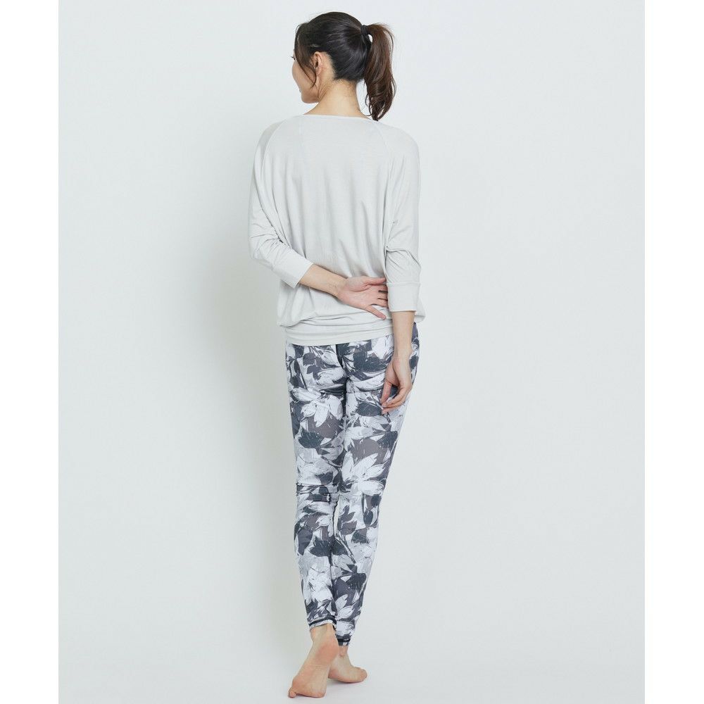 Julier（ジュリエ)】エコリヨセルベア天 5分袖トップス｜LITHEE YOGA