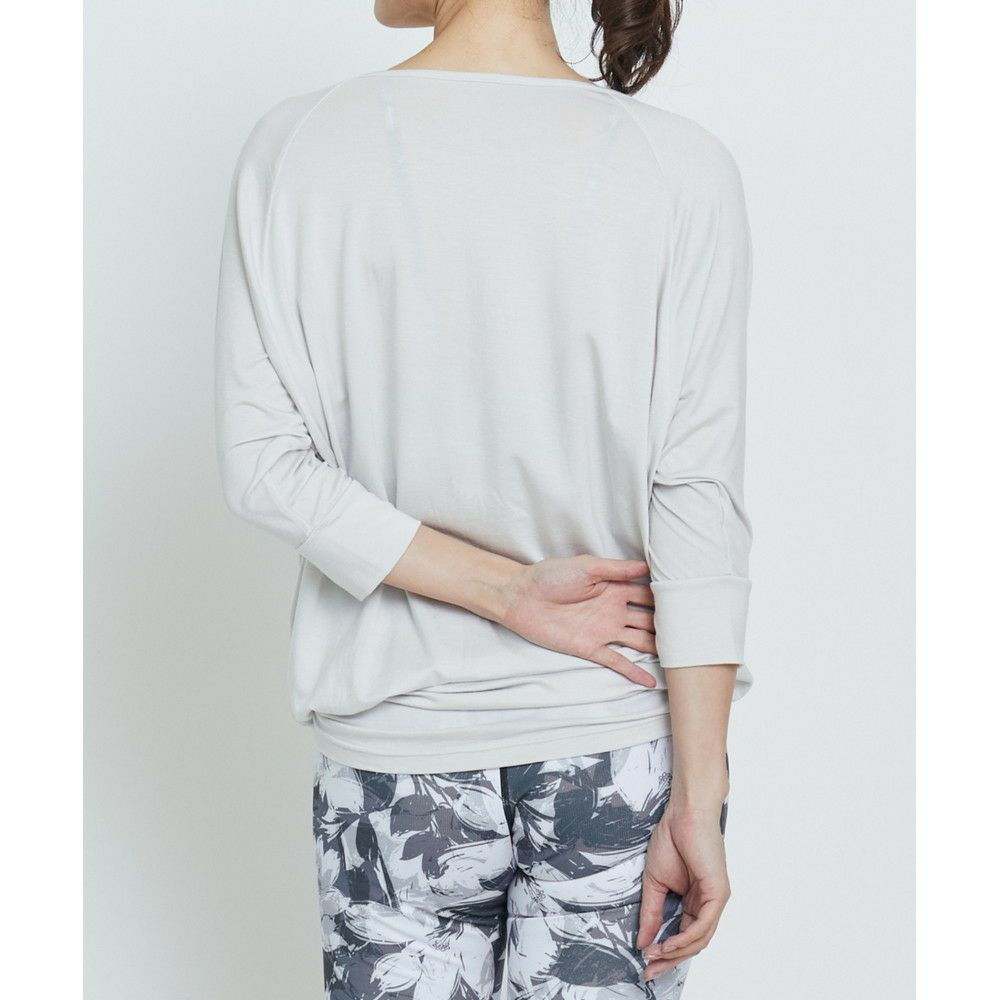 Julier（ジュリエ)】エコリヨセルベア天 5分袖トップス｜LITHEE YOGA