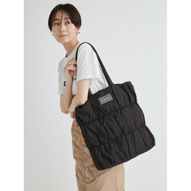 emmi（エミ）】eco emmiロゴパデットトートバッグ｜LITHEE YOGA