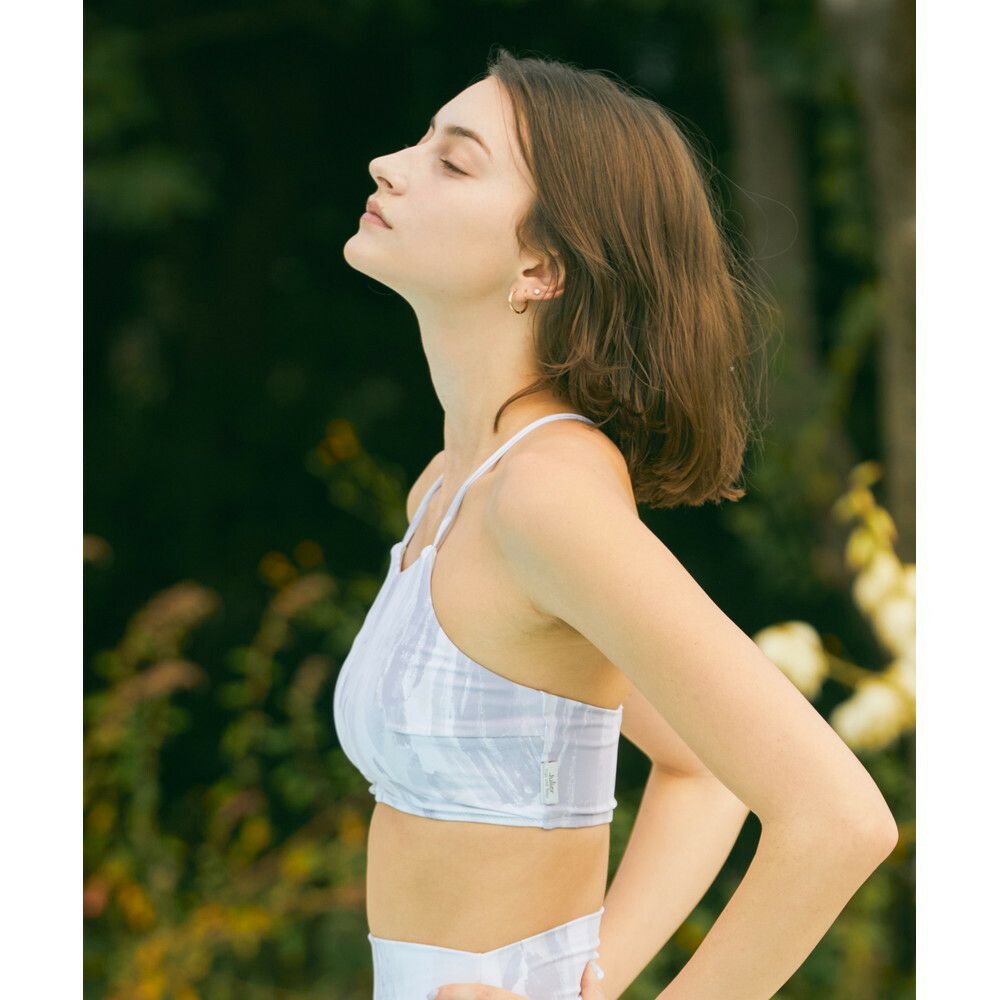 Julier（ジュリエ）】Vertical brushプリントブラトップ｜LITHEE YOGA